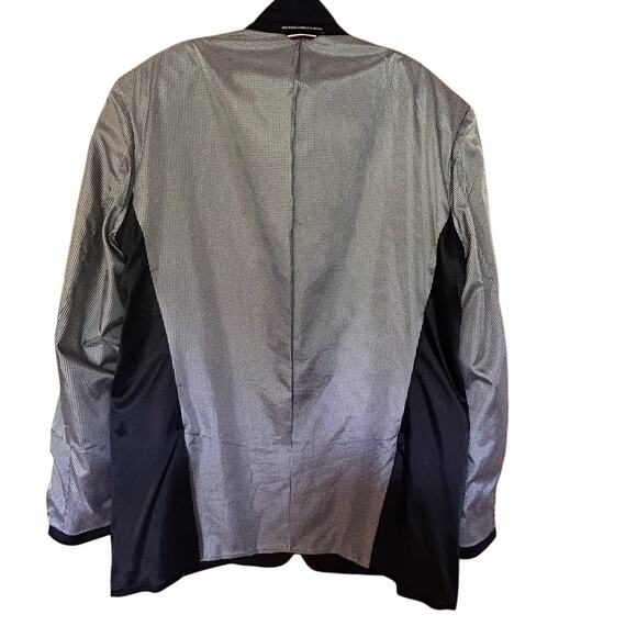Tommy Hilfiger Men’s Two Button Blazer Blue Wool Blend Sport Coat Jacket Sz. 48L - Picture 10 of 13